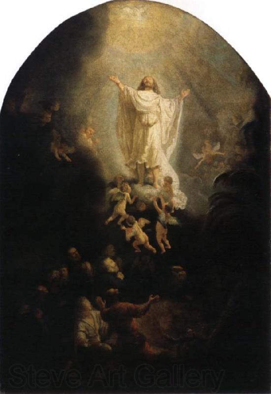 REMBRANDT Harmenszoon van Rijn The Ascension of Christ Norge oil painting art
